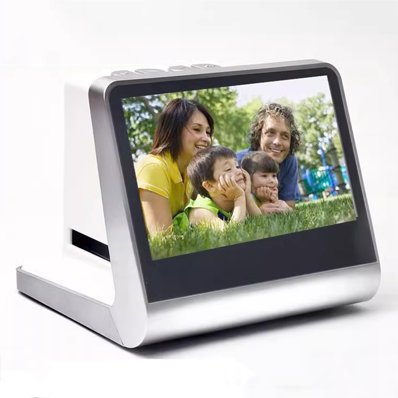 Scanner per Pellicole Digitale da 22 MP, Scanner per Diapositive con Schermo LCD da 5", Memoria Integrata da 16 GB, Converte Diapositive da 35 Mm, 126, 110 in Foto JPEG
