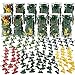 Liberty Imports Army Men Military Action Figures in 12 Mini Tubes Buckets - 600 Pieces Kids Toy Soldiers Combat Special Forces Party Favors Supplies
