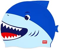 Legami - Gorro de natación, Gorro de natación Infantil, Niños de 4 a 10 años, Fácil de Llevar, Silicona, Gorro de natació...