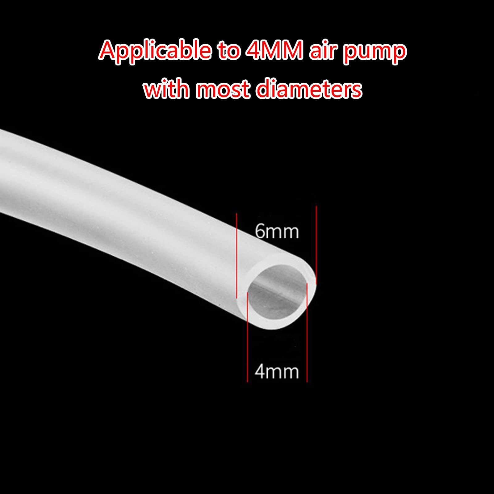 Fischtanks Airline Schläuche Weich PVC Sauerstoffschlauch für Aquarien, Hydrokultur, Luftpumpenzubehör, Flexibler Schlauch, Aquariumzubehör, Fischtank Kits