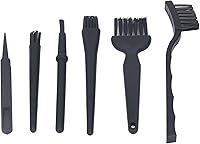 Vista 3 de Cepillo de teclado portátil antiestático, cepillo de limpieza electrónica con pinzas, cepillo antiestático, aspiradoras de computadora