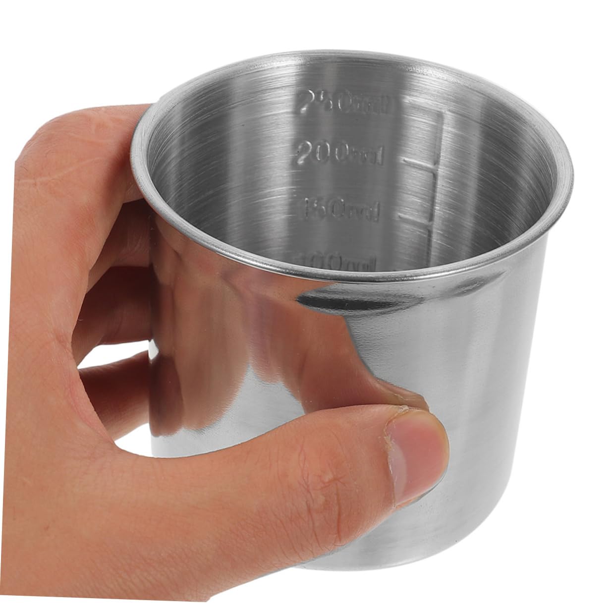 5 Ensembles Tasse À Mesurer Gobelet Doseur Tasses À Mesurer De Cuisson Tasse De Nourriture Sèche Centres De Table De Cuisine Bac À Glace Acier Inoxydable Silver 3 Pièces * 5 Ciieeo