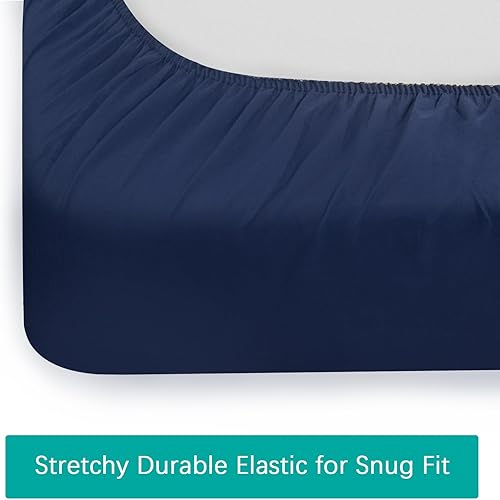 Miniatura 6 de Biloban Juego de ropa de cama infantil de 4 piezas, ultra suave y transpirable, incluye edredón acolchado, sábana bajera, sábana encimera y funda de