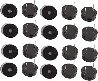 NEW LON0167 20pcs DC 5V Active Buzzer Magnetic Continous Beep Tone Alarm 12m_m x 6.5m_m(20 stcke DC 5 V Aktive Summer Magnetic Dauerton Piepton Alarm 12 mn x 6,5 mn