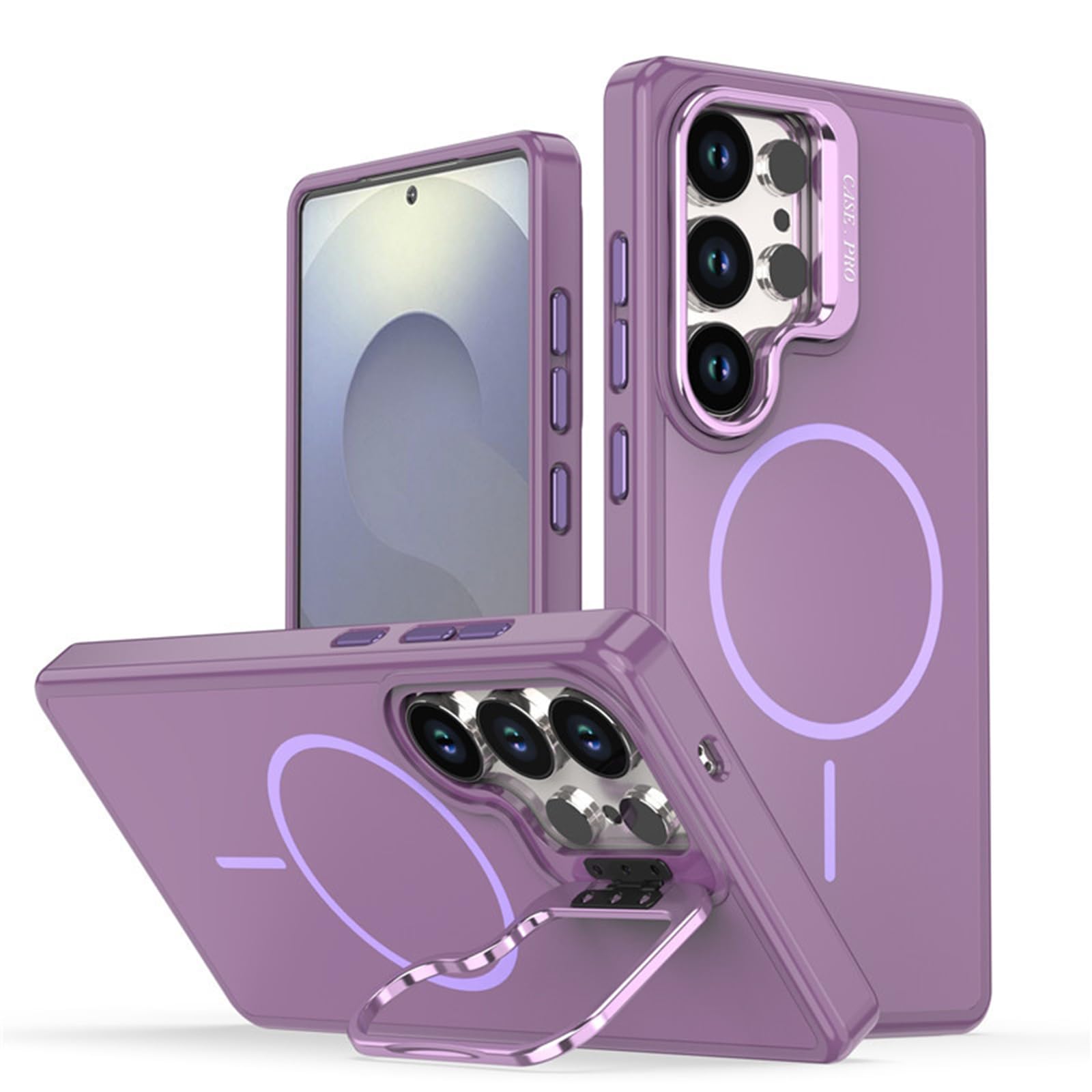 Housse Samsung S26 Ultra magnétique pour filmer et visionner vos vidéos les mains libres