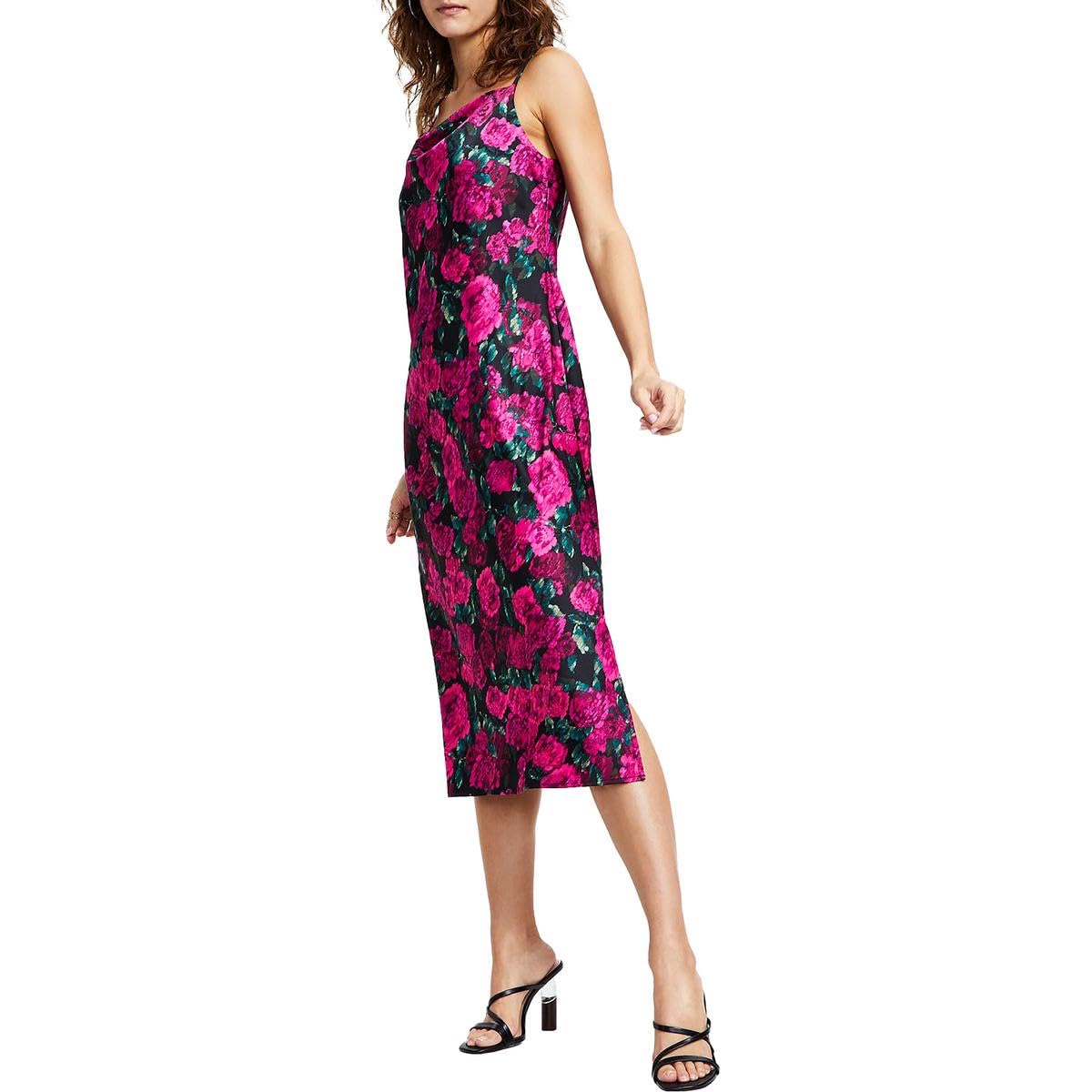 bar IIIWomens Floral Midi Slip Dress