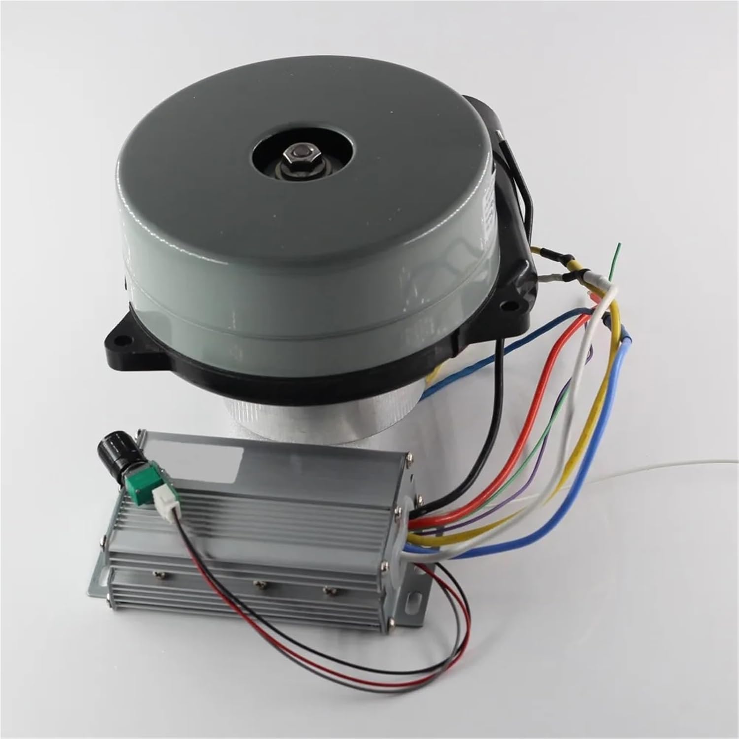 Dia.140 * 120mm DC 24V/48V Brushless High Pressure Large Air Volume Vacuum Cleaner Seeder Mechanical Equipment Centrifugal Blower(48V Blower and Drive)