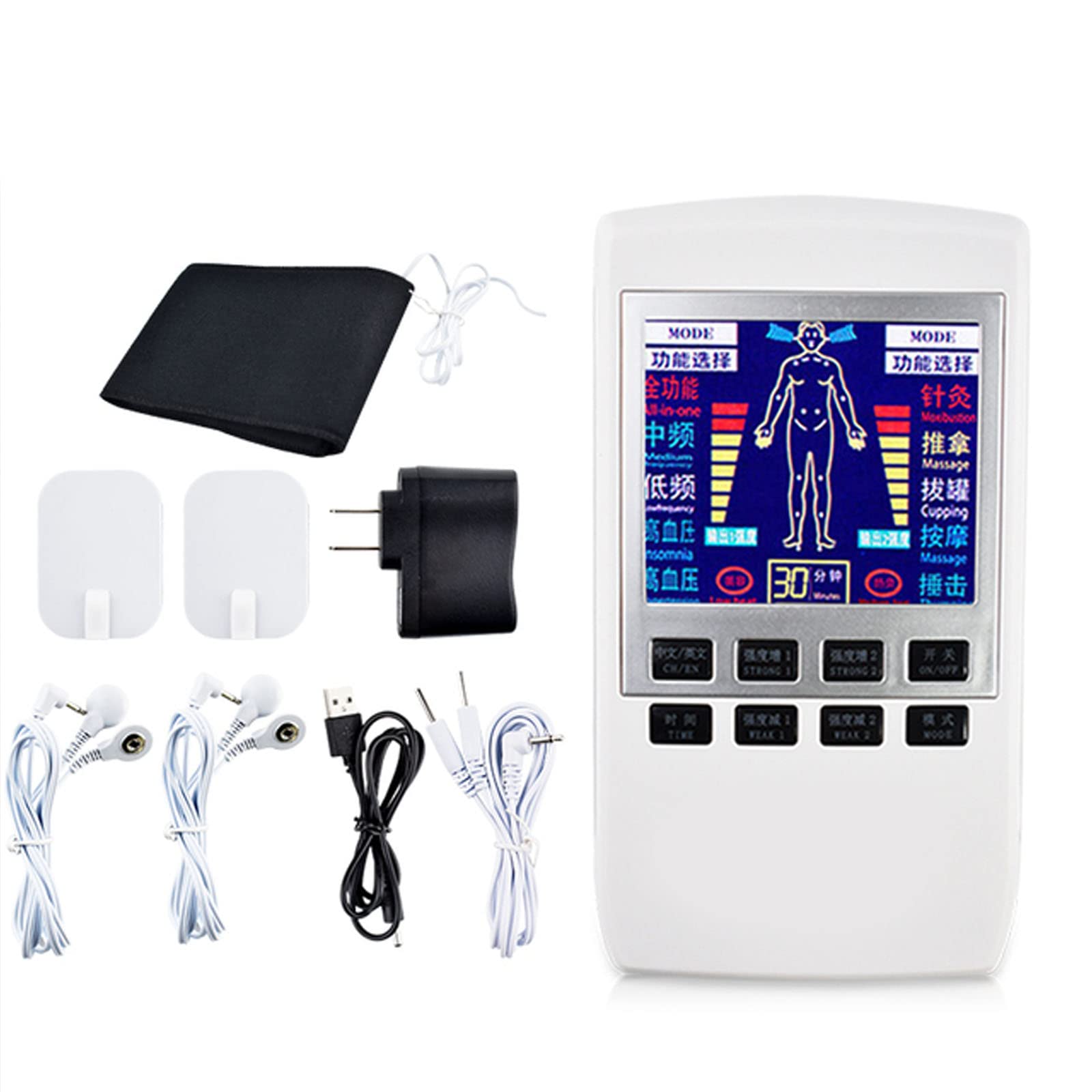 Masseur d'impulsions électronique TENS et appareil de physiothérapie pour la stimulation musculaire