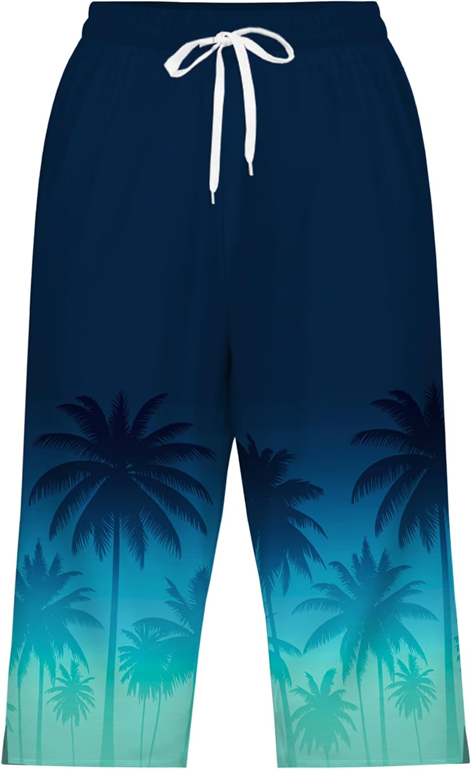Deerose Women Capris Pants Quick Dry Beach Swimming Pants with Pockets