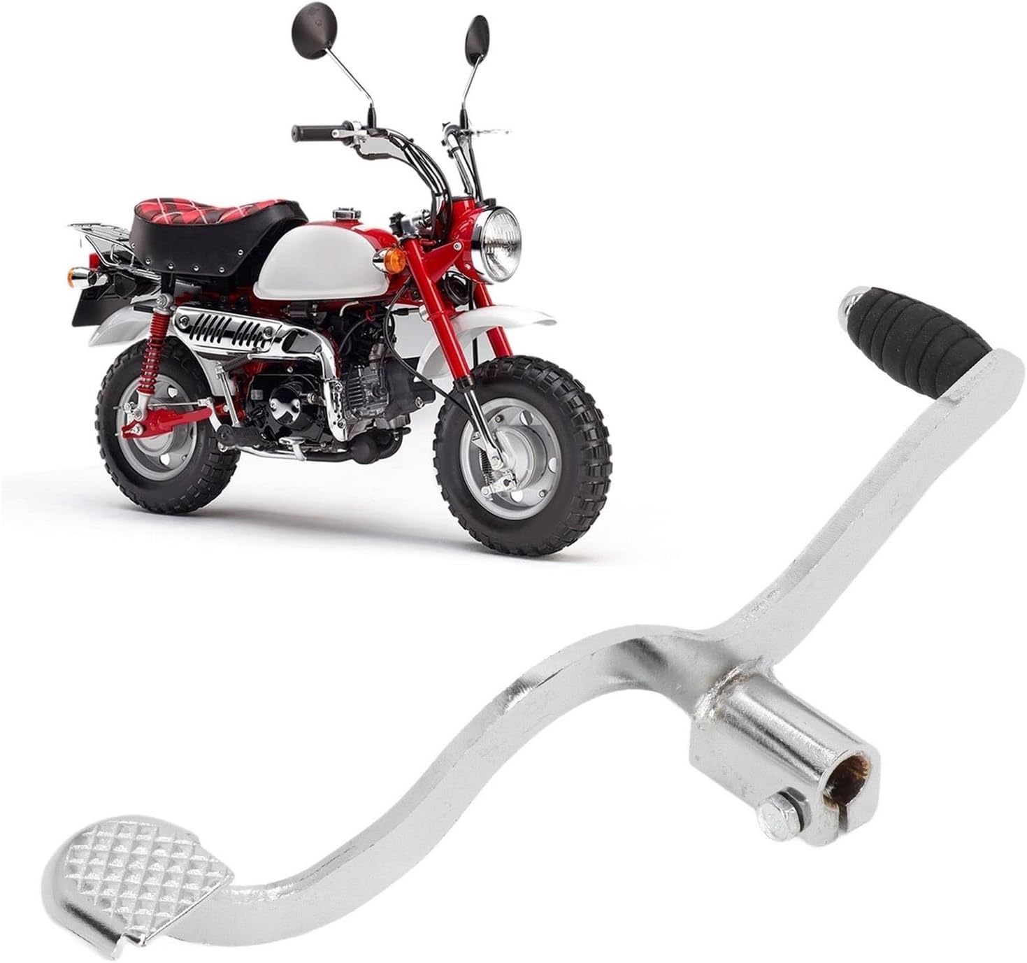 オートバイ用シフターペダルアセンブリ 13mm 滑り止めギアシフトレバーペグ 強度 変形防止 オートバイ用ギアレバー ギアシフター