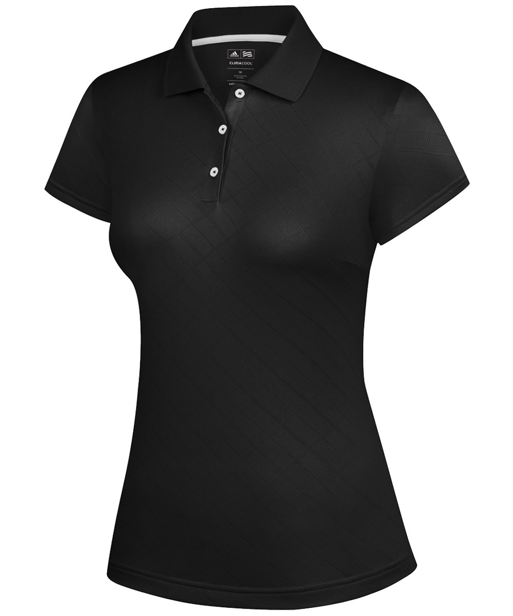 adidas Golf damska koszulka polo z teksturowanym wzorem Climacool
