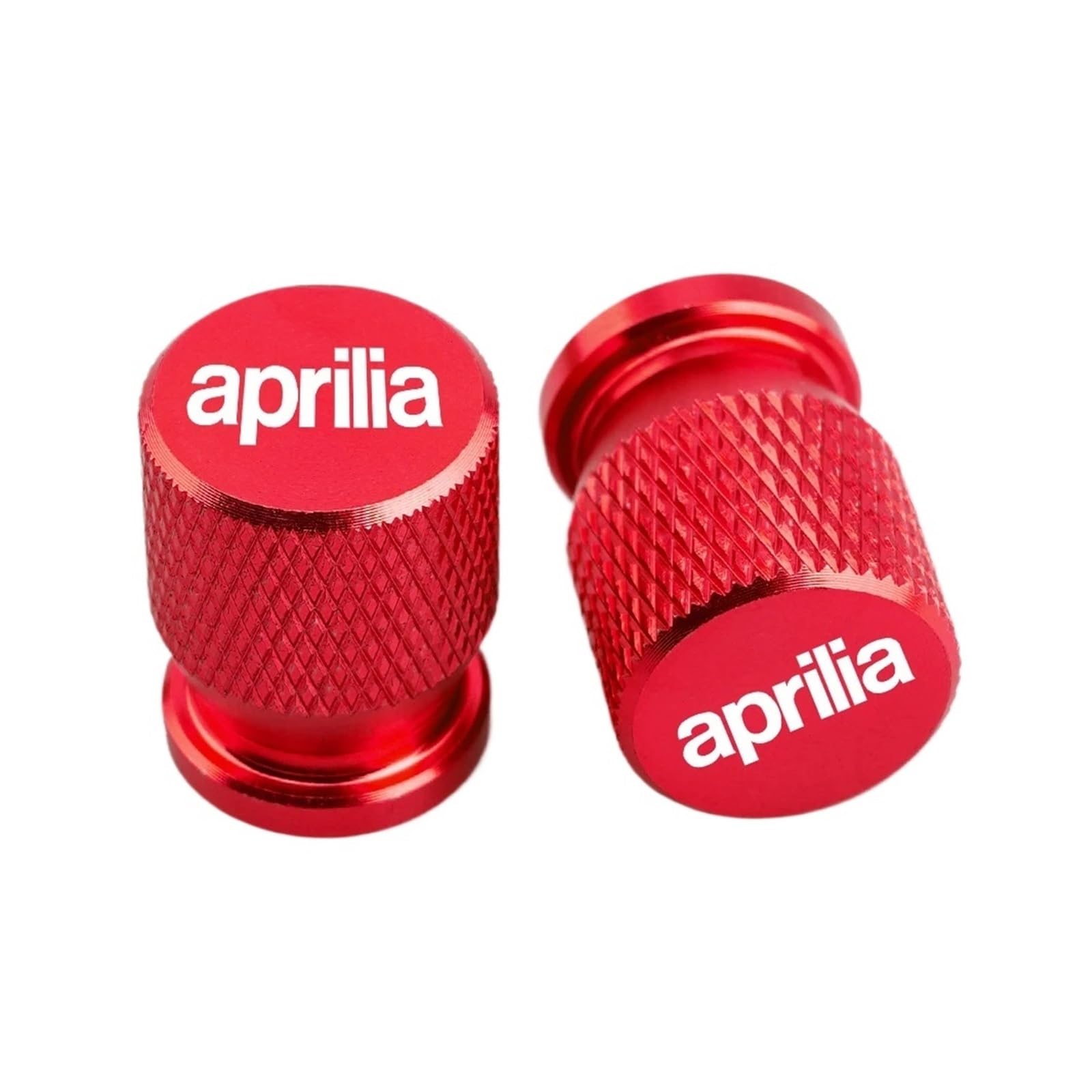 Wheel Tyre Valve Cap Stem Cover Compatible with Aprilia RSV4 RS125 RS660 RS 457 Tuono Tuareg 660 RSV1000/R Caponord Motorcycle Accessories(Red)