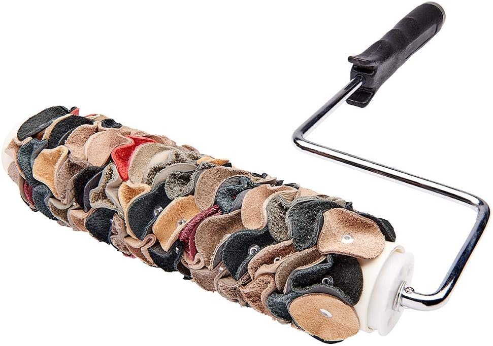 Leather Texture Roller Cover with Frame