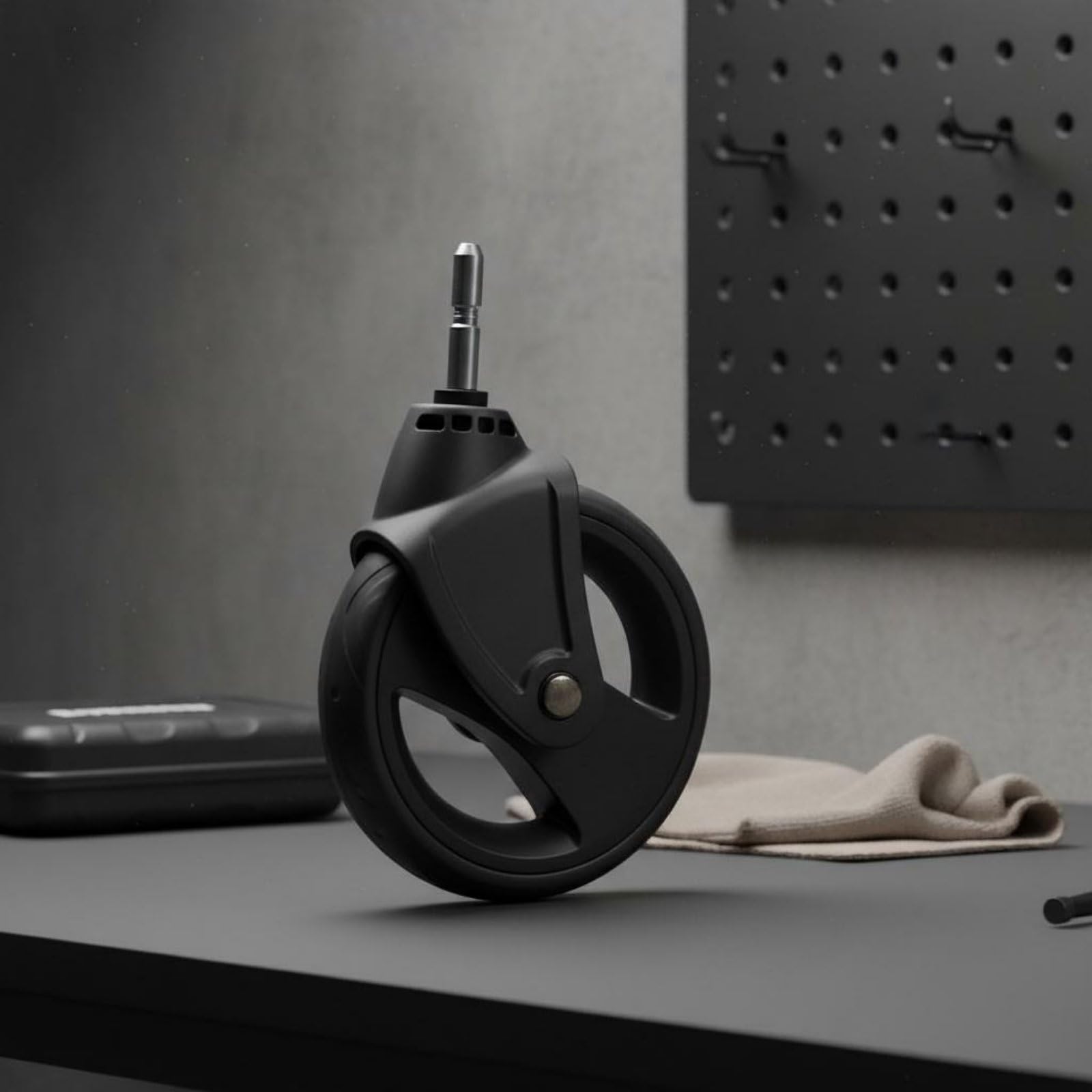 Roue de rechange pour poussette, équipement roulant robuste avec support sécurisé, idéal pour les sorties quotidiennes et le transport, compatible avec la plupart des modèles