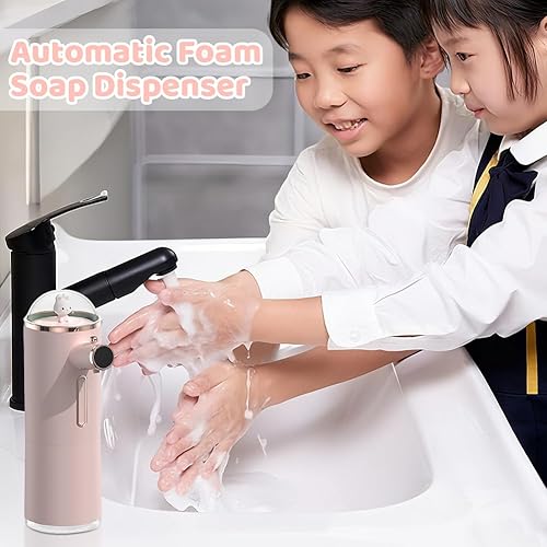 Miniatura 4 de Dispensador automático de jabón de espuma, dispensador de jabón espumoso sin contacto, dispensador de jabón de manos recargable sin contacto con