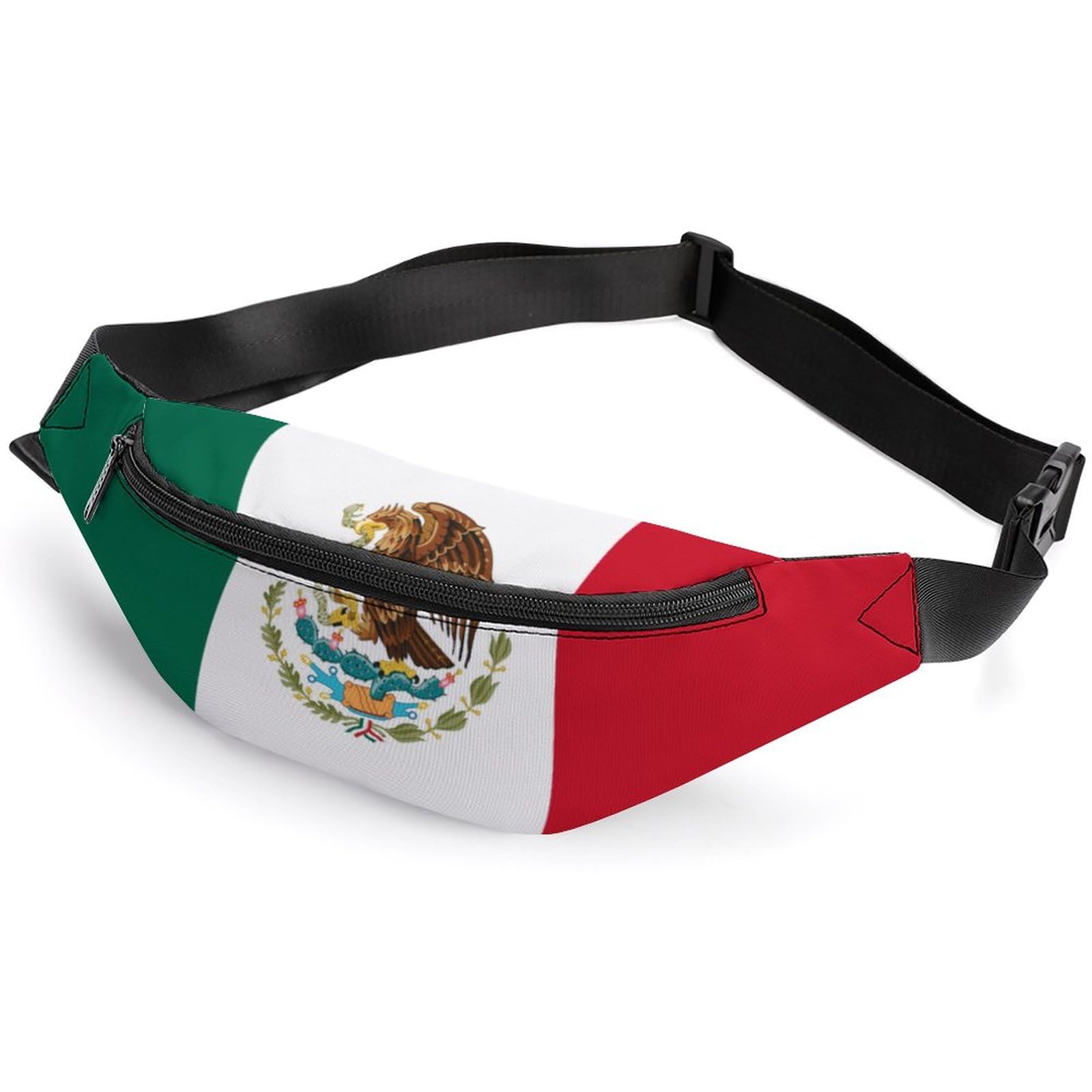Bumbags for Ladies and Men, Waist Bag, Mexican Flag Bum Bag