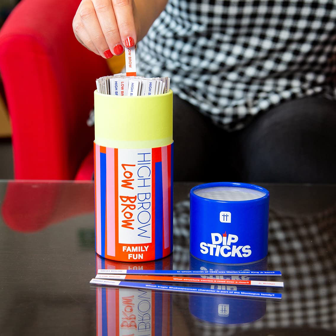 Talking Tables Dipsticks High & Low Brow General Knowledge Quiz Game