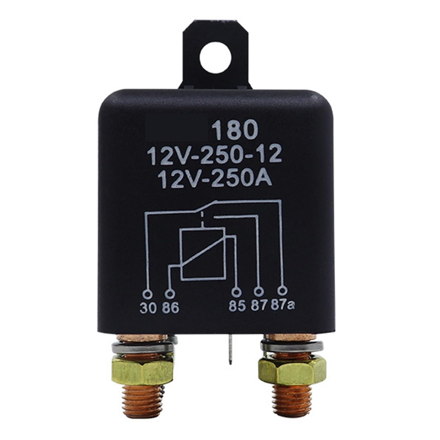 Relais de voiture 12V 24V 250A pour courant continu de batterie