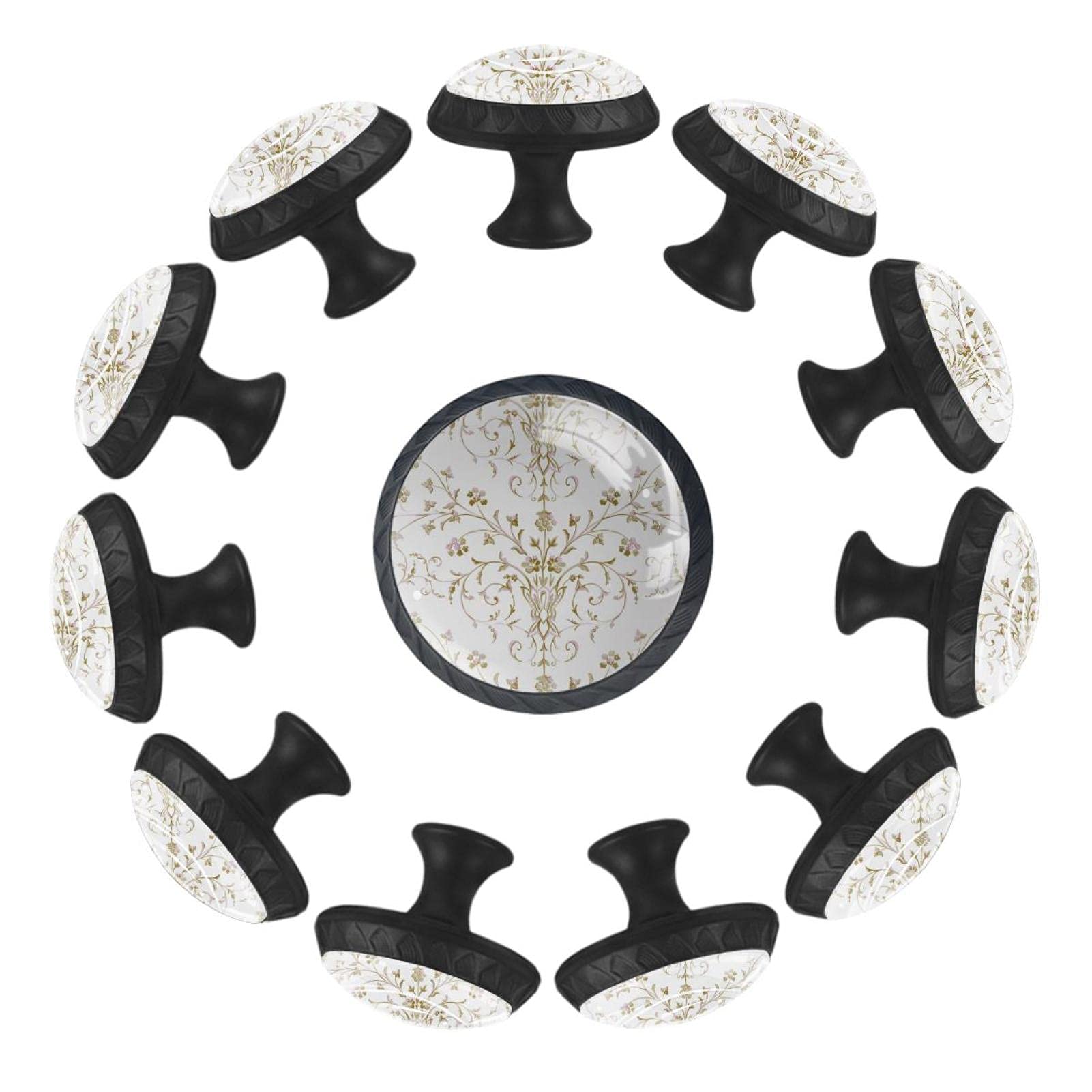 Boutons de tiroir dorés pour décorer une commode ou une table de nuit