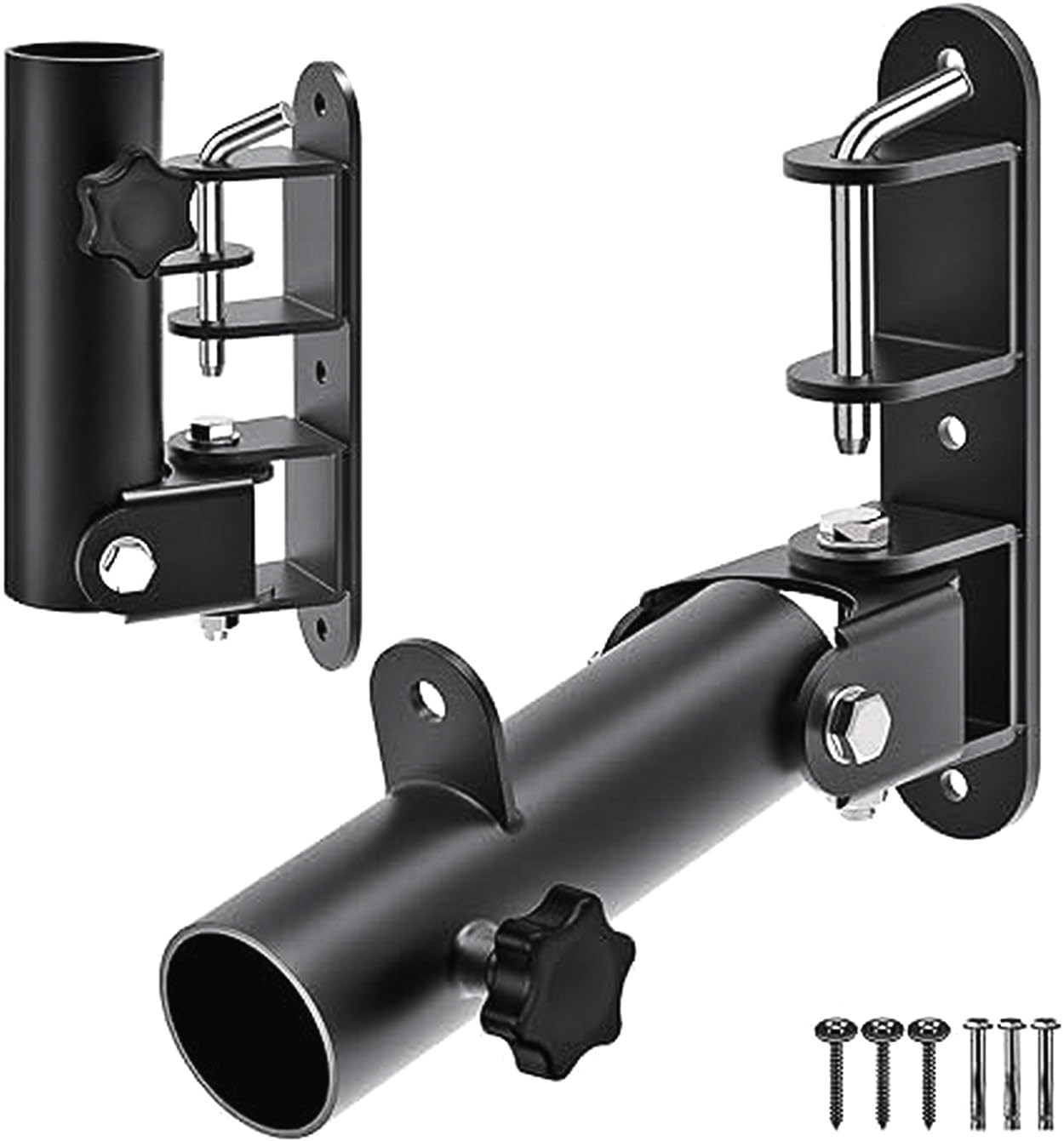 RISE UP ™ T Bar 50mm Olympic Rod Support, 2 inchi Landmine Attachment for Barbell Bar with 360 Degree Rotation, 2 Inch Olympic Bars, Gym Home Fitness (TBARPLATE50mm)-image-13