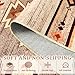 B BENRON Western Rugs for Living Room, Non Slip Rustic Rug for Bedroom Dining Table Kitchen, Washable Aesthetic Area Rugs for Home Decor, 5ft x 7ft, Warm Beige