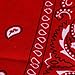 QUMAO Pañuelos Bandanas de Modelo de Paisley para Cuello/Cabeza Multicolor Múltiple para...