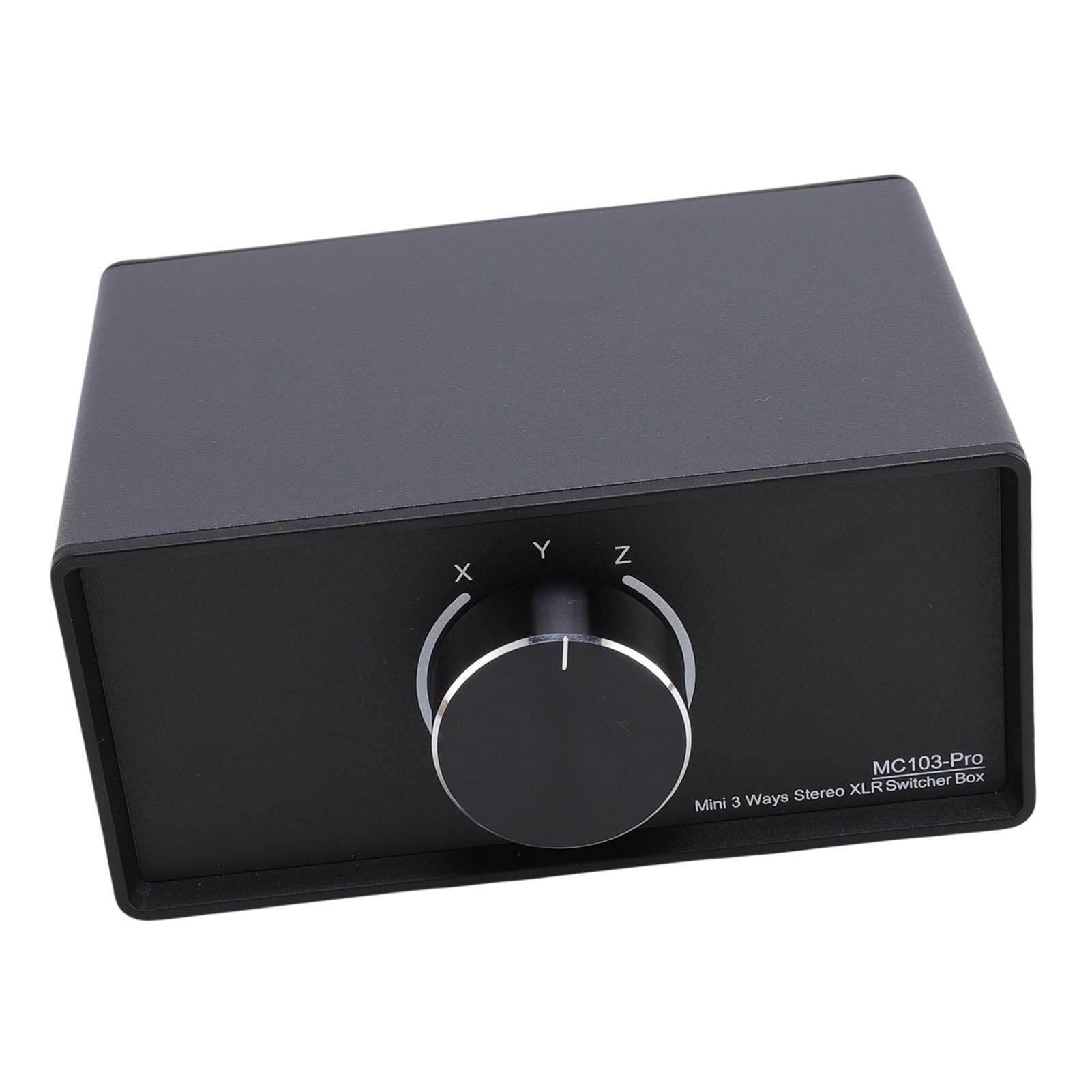 Jeffergarden Splitter Audio Passivo Stereo a 3 Vie, Involucro in Lega di Alluminio, Interferenze Minime, Esperienza Sonora Migliorata, per Appassionati di Musica