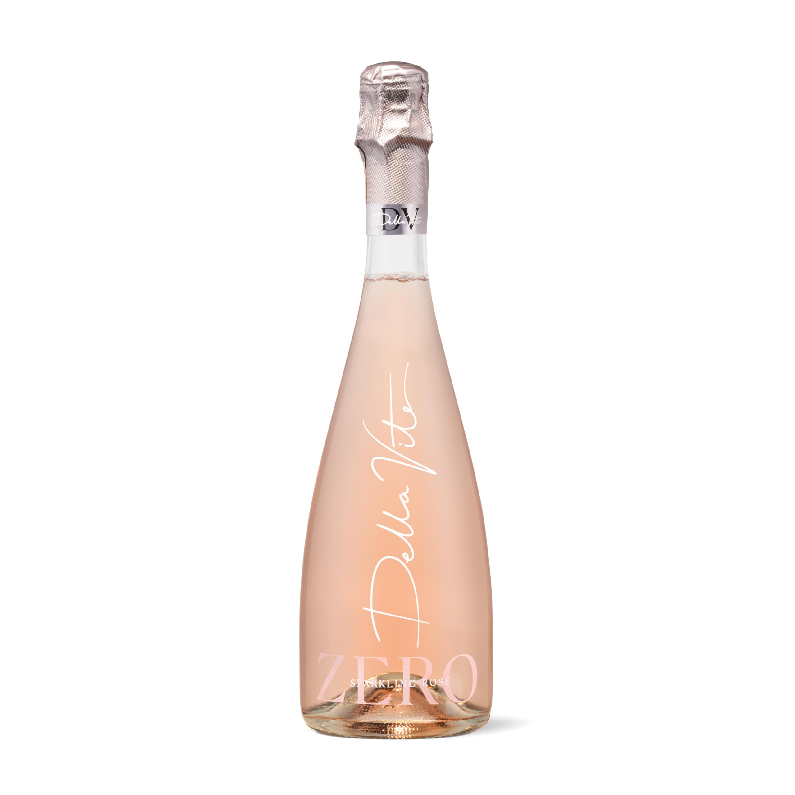 Della Vite Zero, Low Alcohol, Sparkling Zero Rosè Wine, Alcohol Free Sparkling Wine, Non Alcoholic Pink Prosecco