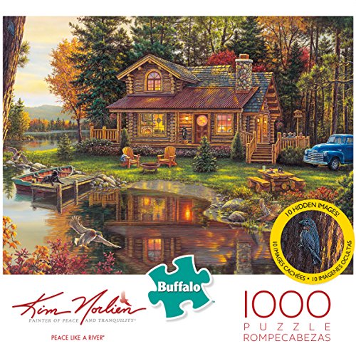 Buffalo Games 11611 Kim Norlien - Peace Like A River - 1000 Piece Jigsaw Puzzle thumb #1