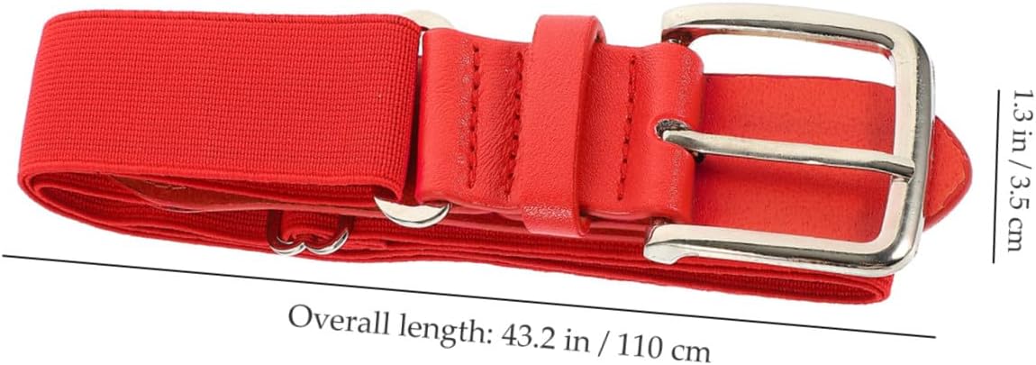 Milisten Adjustable Softball Belt for Women Elastic Baseball Girdle with Resistant Ring Stylish and Versatile for Sports and Casual Wear for All Outfits