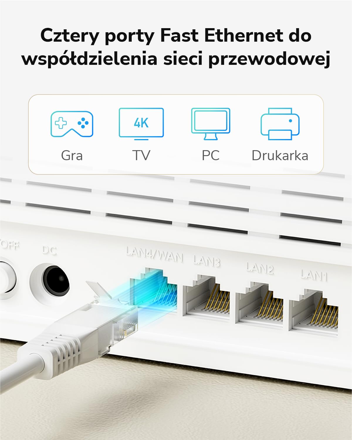Cudy Odblokowany router 4G LTE Cat 4 Fast Modem z gniazdem na kartę SIM, AC1200 WiFi, OpenVPN, Wireguard, IPsec, klient VPN, anteny wewnętrzne, Mesh, LT500E