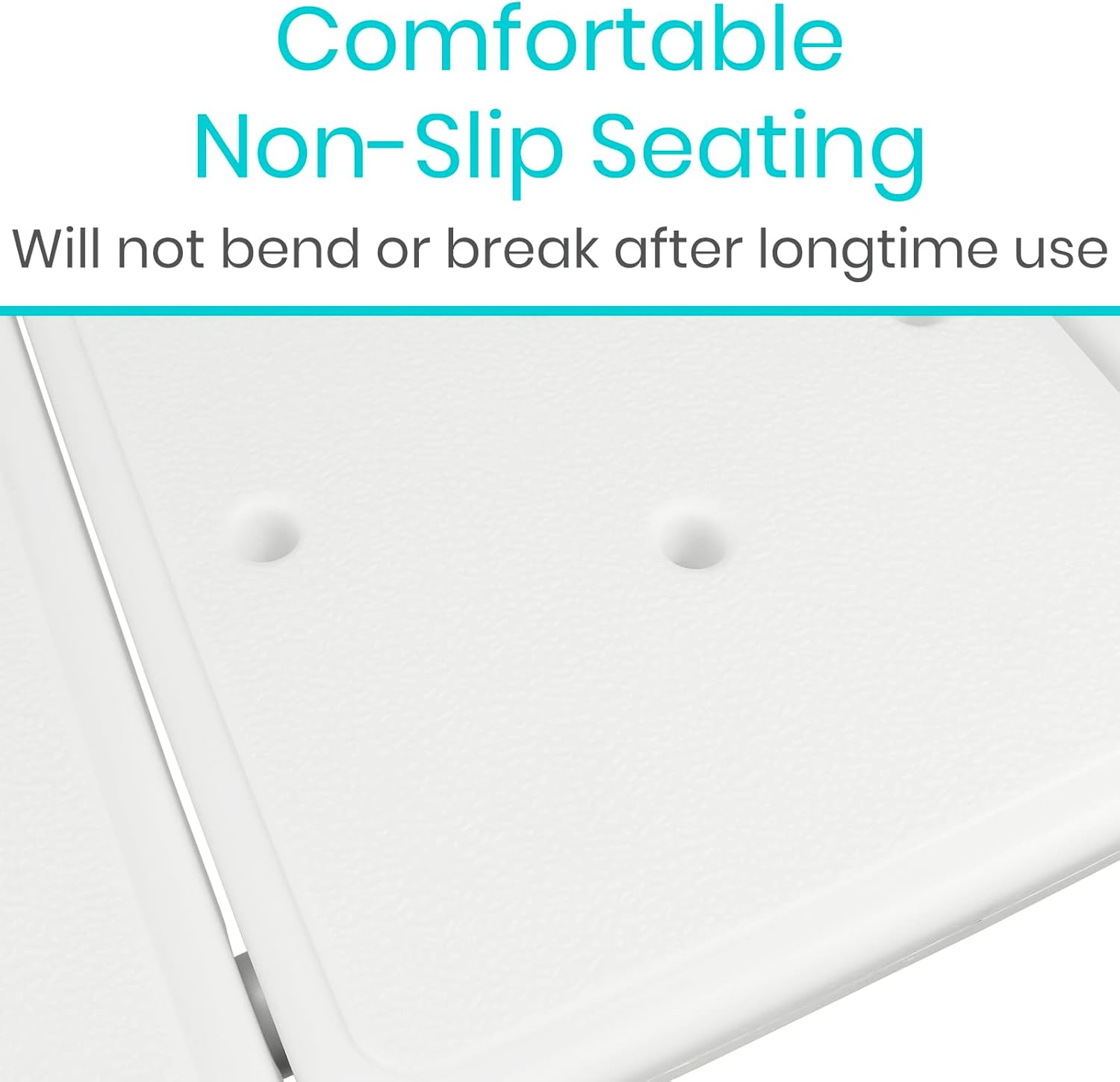 Vive Shower Bench for Transfers - Heavy Duty Tub Transfer Bench for Bathtub, Holds 400 lbs - Shower Chair for Elderly, Disabled, Bariatric - Mobility Assistance, Height Adjustable, Reversible Backrest