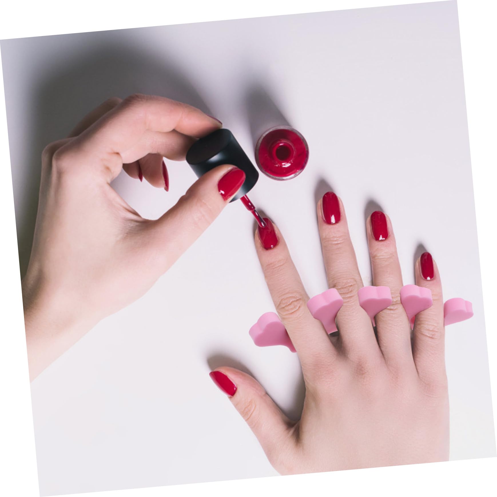 Didiseaon Professional Nail Art Tool Set 30pcs Separators Nail Holder for Toes and