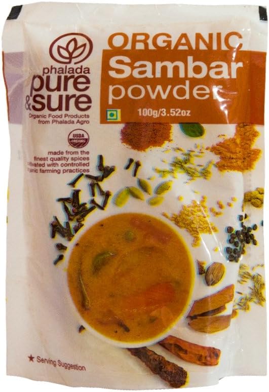 Phalada - Pure & Sure Organic Sambar Powder - 100 Gm