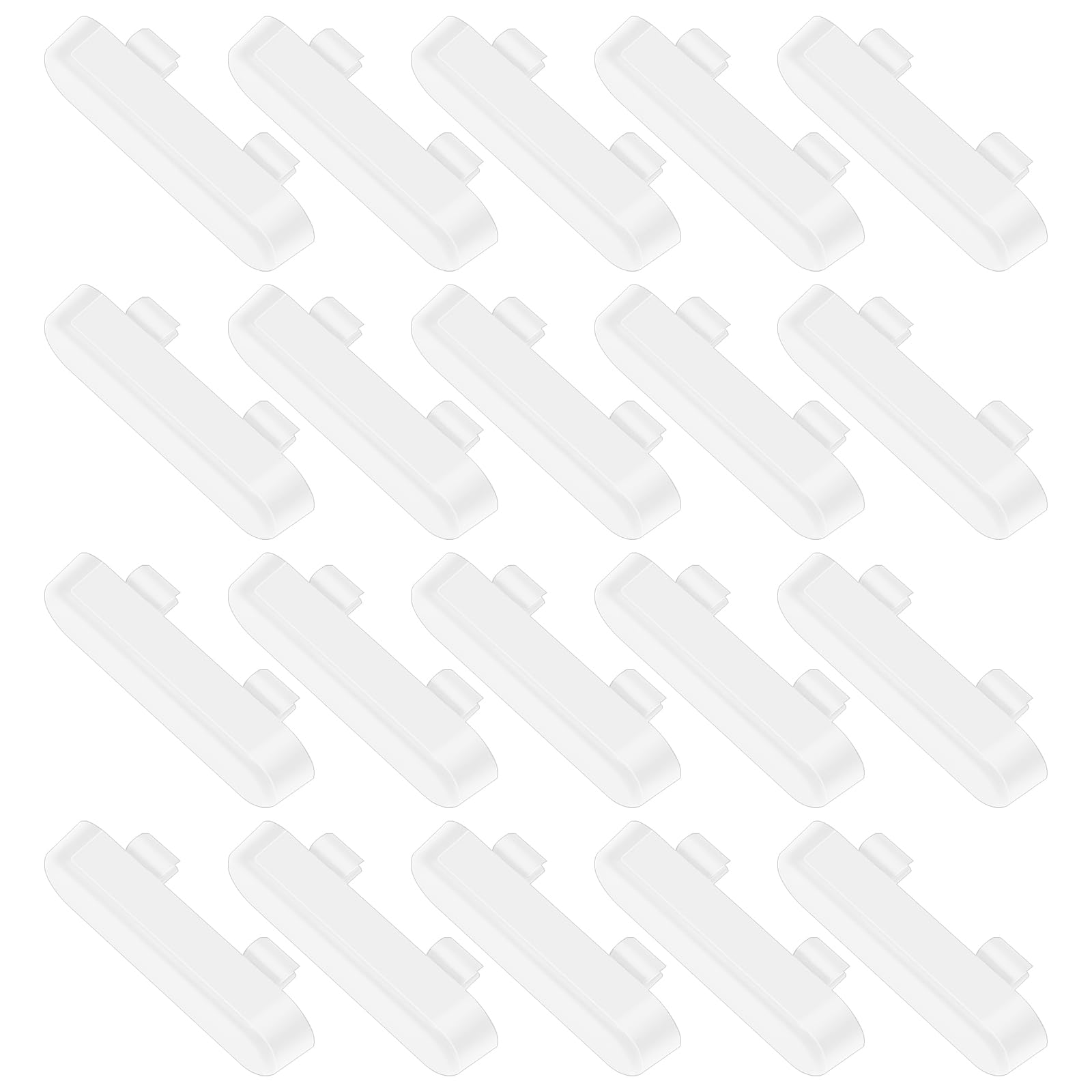 Licqic White 20 Pcs Weep Vent Cover, Window Drain Caps, Weep Hole Drainage Covers Double Glazing, For Doors And Windows (White)