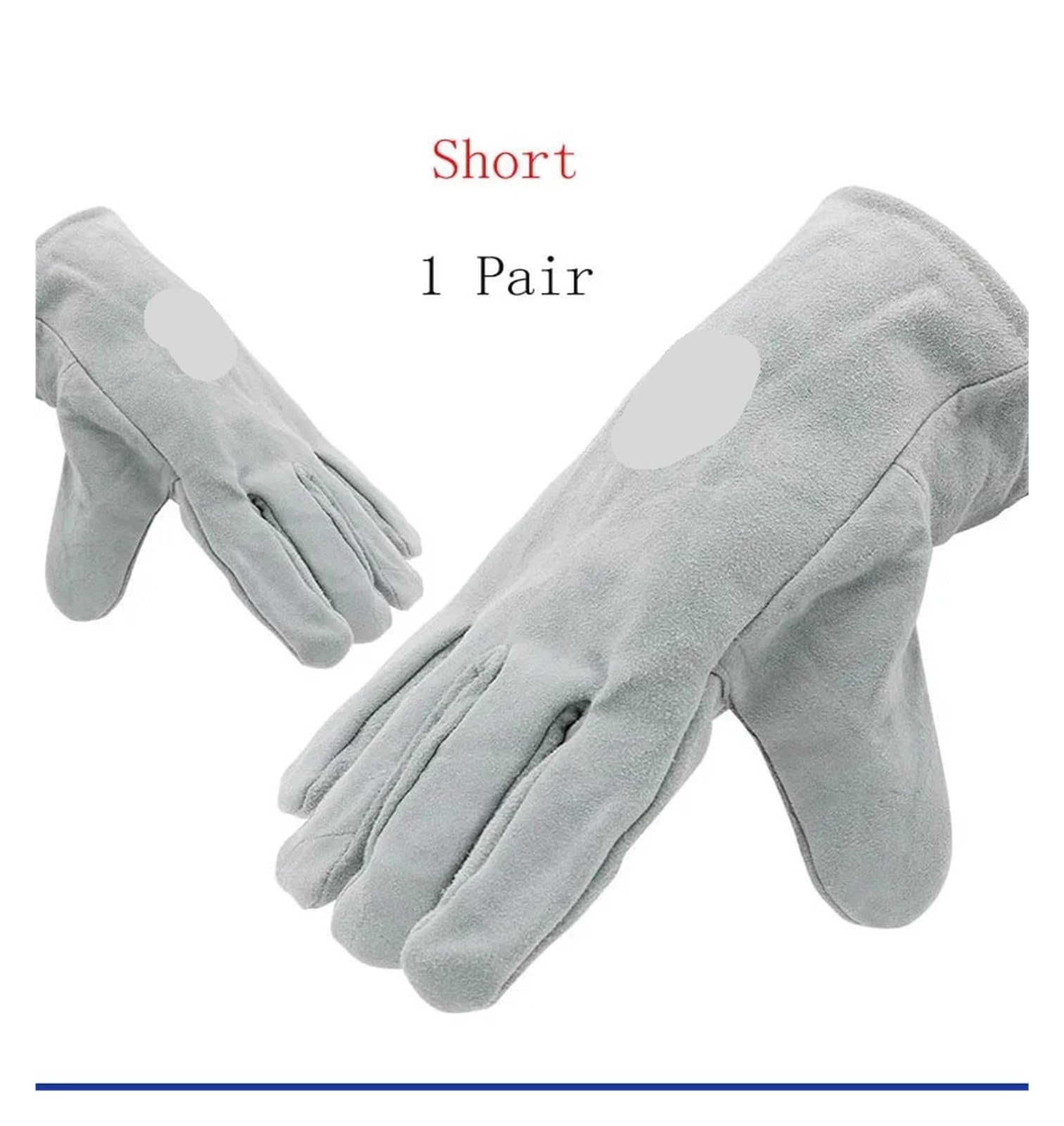 Gants de soudage en Cuir de Vache, Bonne Absorption de la Sueur, résistants à la Chaleur, Gants de soudage TIG, for Soudeur, poêle de cheminée, Gants de Gril de Cuisson(Long Double Layer)