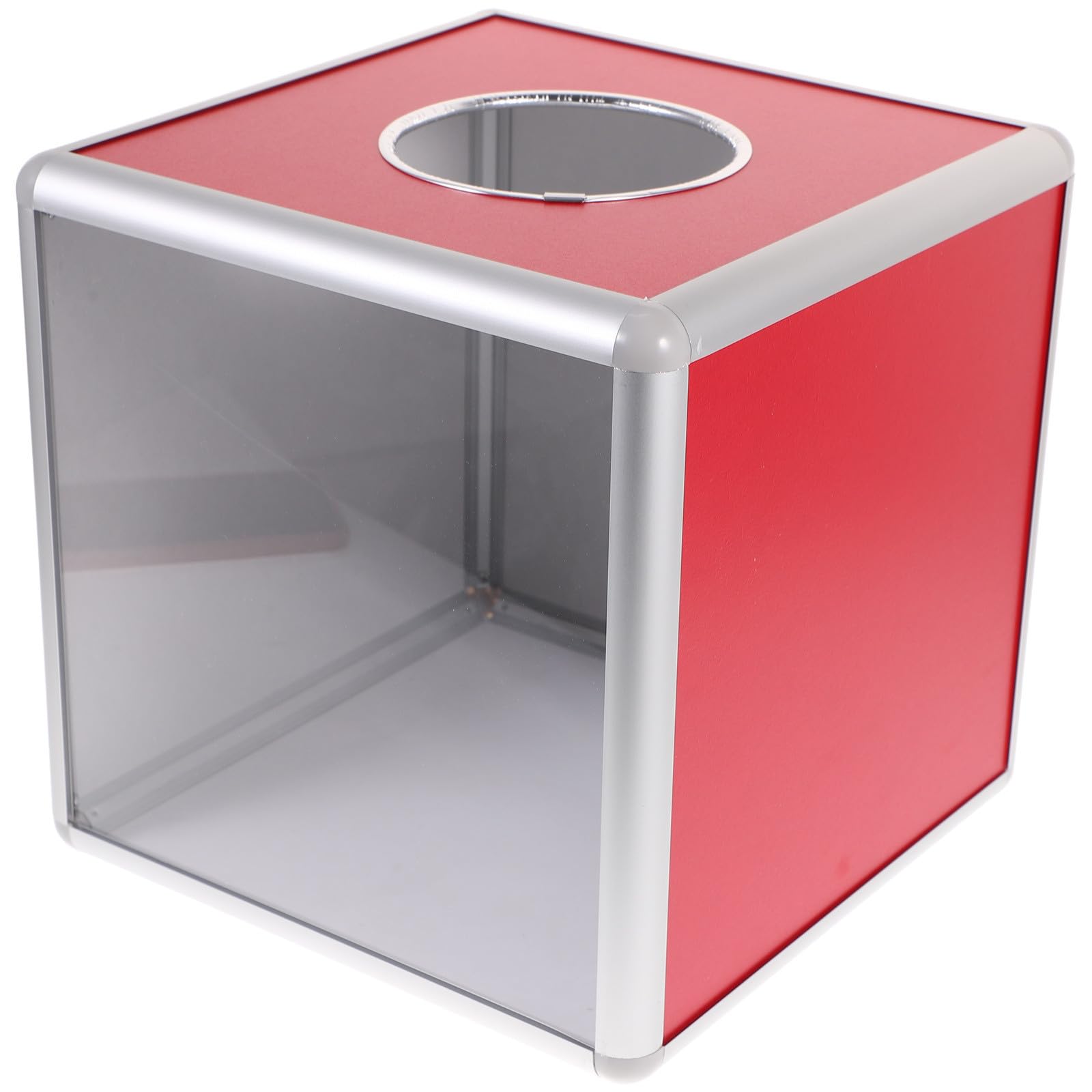 Boîte de tirage au sort rouge en aluminium ABOOFAN pour jeux