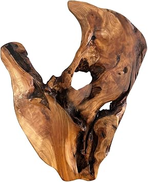 WELLAND Cedar Wood Wall decoration Ornaments, Hanging Decoration, irregular shape decor for Home, Living Room, Bedroom
