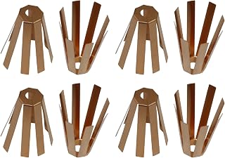 5Pcs 8 Legs Brass Golfs Shaft Shims Universals Golfs Shaft Adapter Shims Golfs Fitting Tools For Iron Shaft Enduring