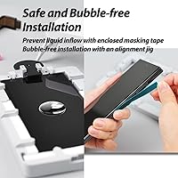 Vista 2 de Whitestone DOME GLASS [cobertura completa perfecta] Protector de pantalla de vidrio templado para Google Pixel 8 con lámpara UV [2 unidades]