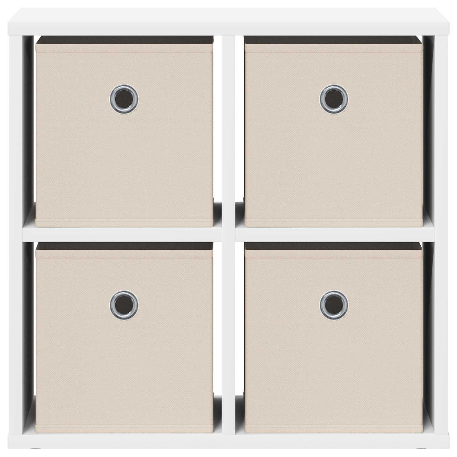 Credenza con 4 cassetti, colore bianco, 49,5 x 22 x 47 cm