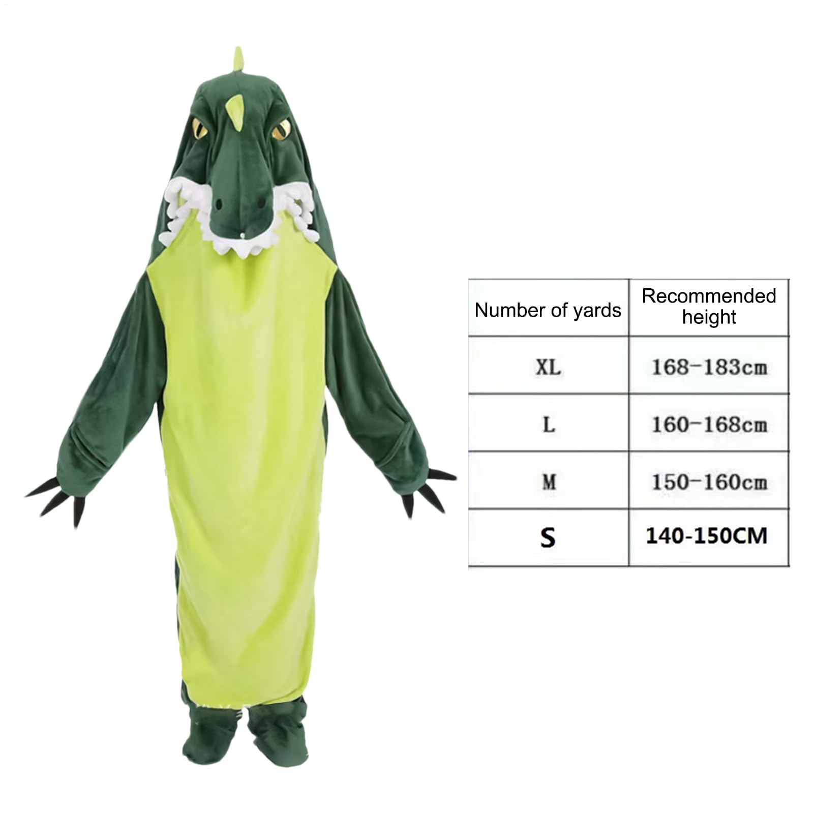 Piżama Dinozaur Miękka Flanelowa Bielizna Nocna | Dla Dorosłych Bluza Z Kapturem Dinozaur Kombinezon dla Chłopaka Żony Kobiet Mężczyzn Halloween Świąt Bożego Narodzenia