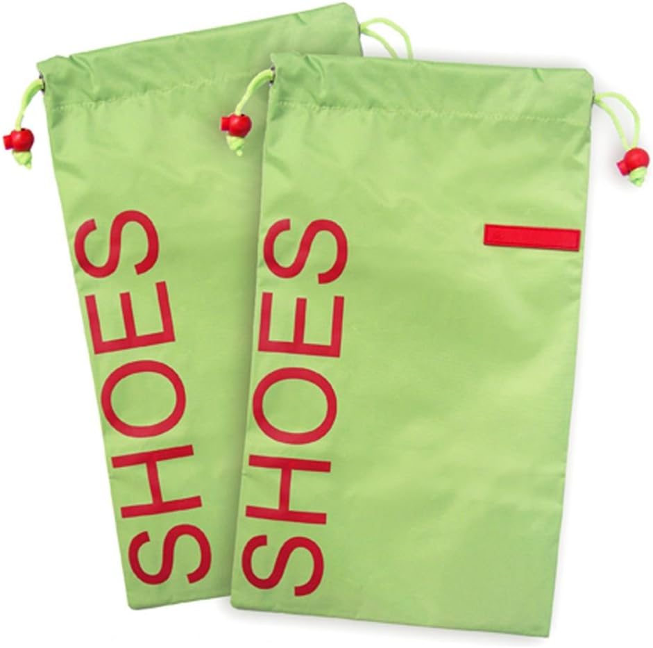 pb Travel Green Nylon Travel Shoe Bags, set of 2 Sports & Outdoors