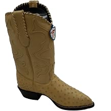 Men's Genuine Wild West Real Ostrich Leather Western Cowboy Boots_Orix_7