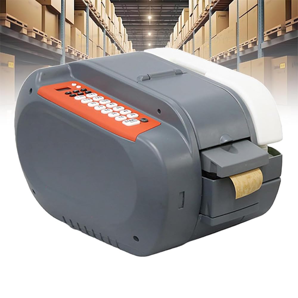 Macchina Automatica per Nastro Adesivo per Carta Kraft Dispenser per Nastro gommato Resistente con Spazzola umettante Uniforme e Controlli Facili da Usare