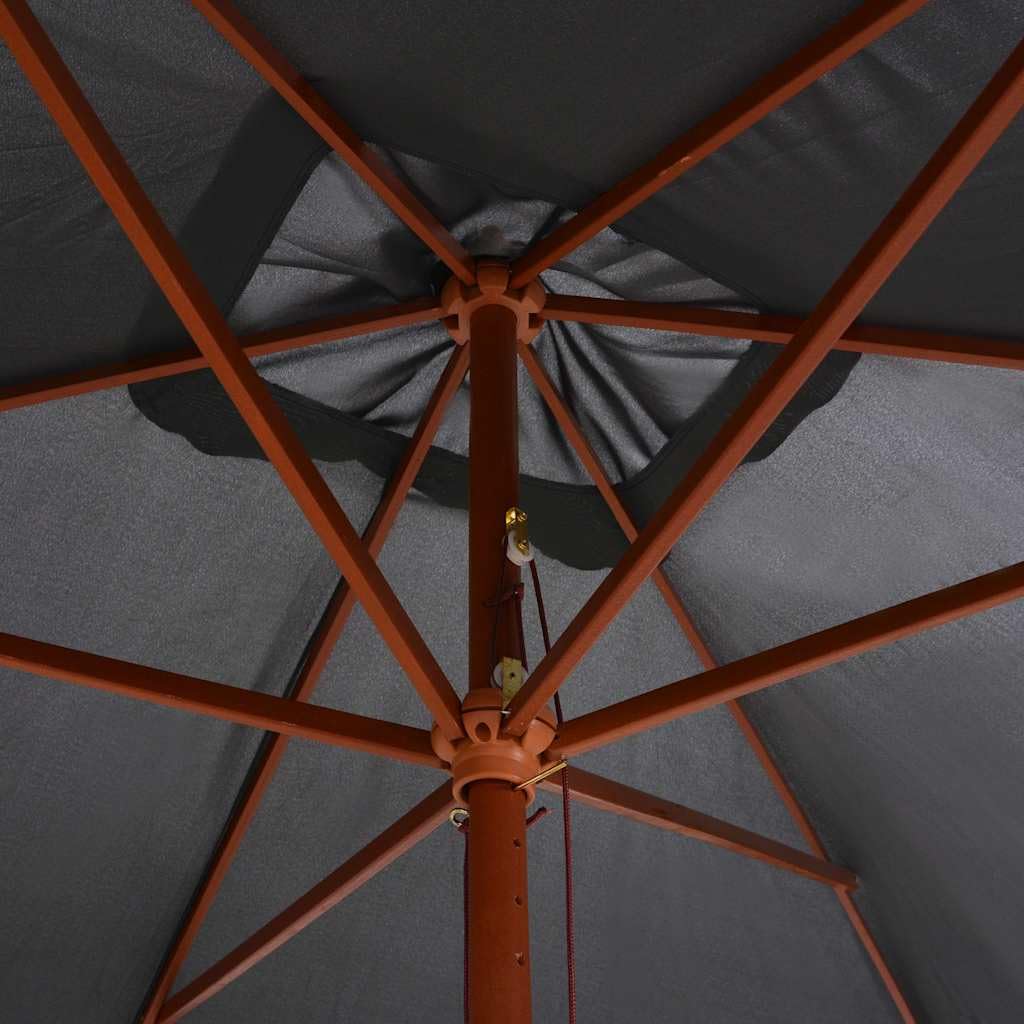 Antracyt parasol ogrodowy 200x300 cm