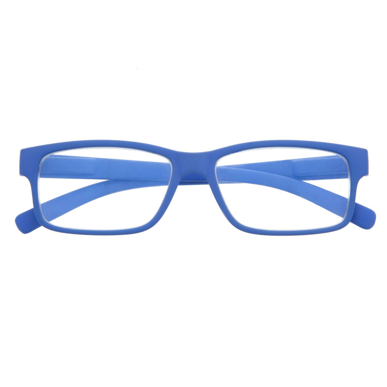 Reading Glasses for Men and Women. Blue Light Blocking Computer Readers. Rubber Touch Flexible Temple and Anti Glare Glasses. Klein 0.0 - THYSSEN
