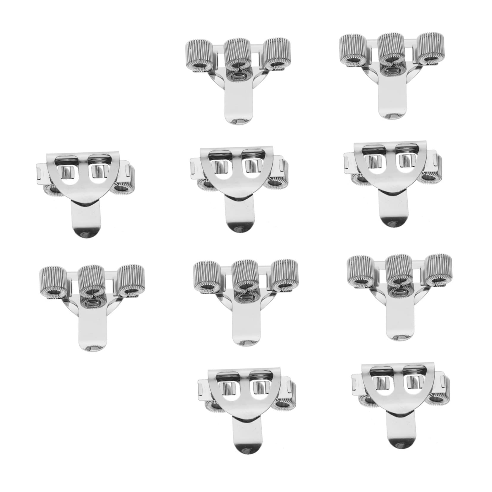 Ciieeo 20pezzi Portapenne Metallo Con Design e Clip Per Ufficio Scuola e Uso Professionale Accessorio Pratico Per Insegnanti e Medici