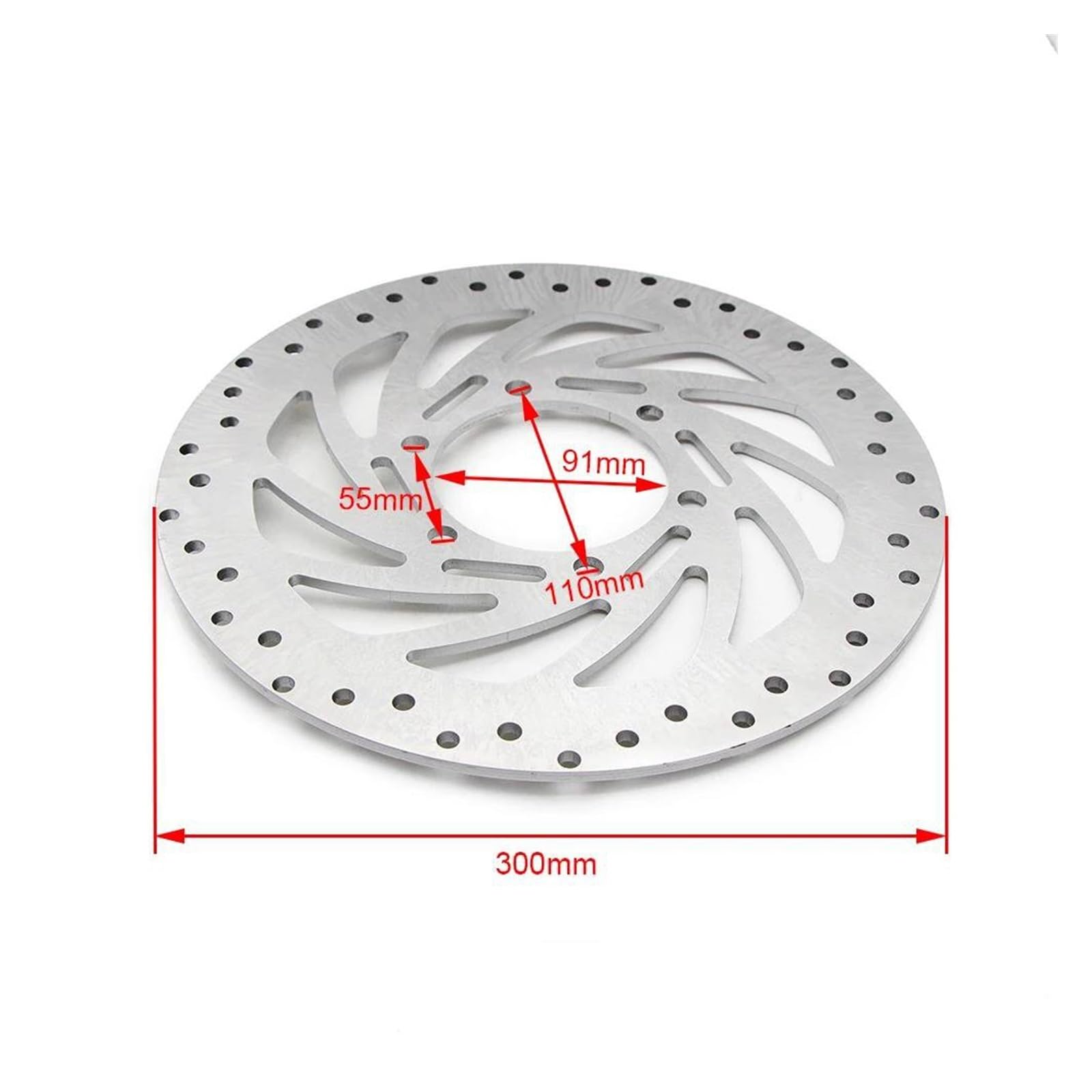 Amazon.co.jp: ディスクローター 300mm / 230mm オートバイフロント