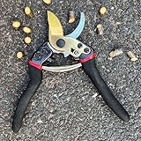 Sirmedal Pruning Shears for Gardening, Ergonomic Grip Handle, Tree Trimmers Secateurs, Hand Pruner, Garden Shears, Clippers For The Garden, Bonsai Cutters